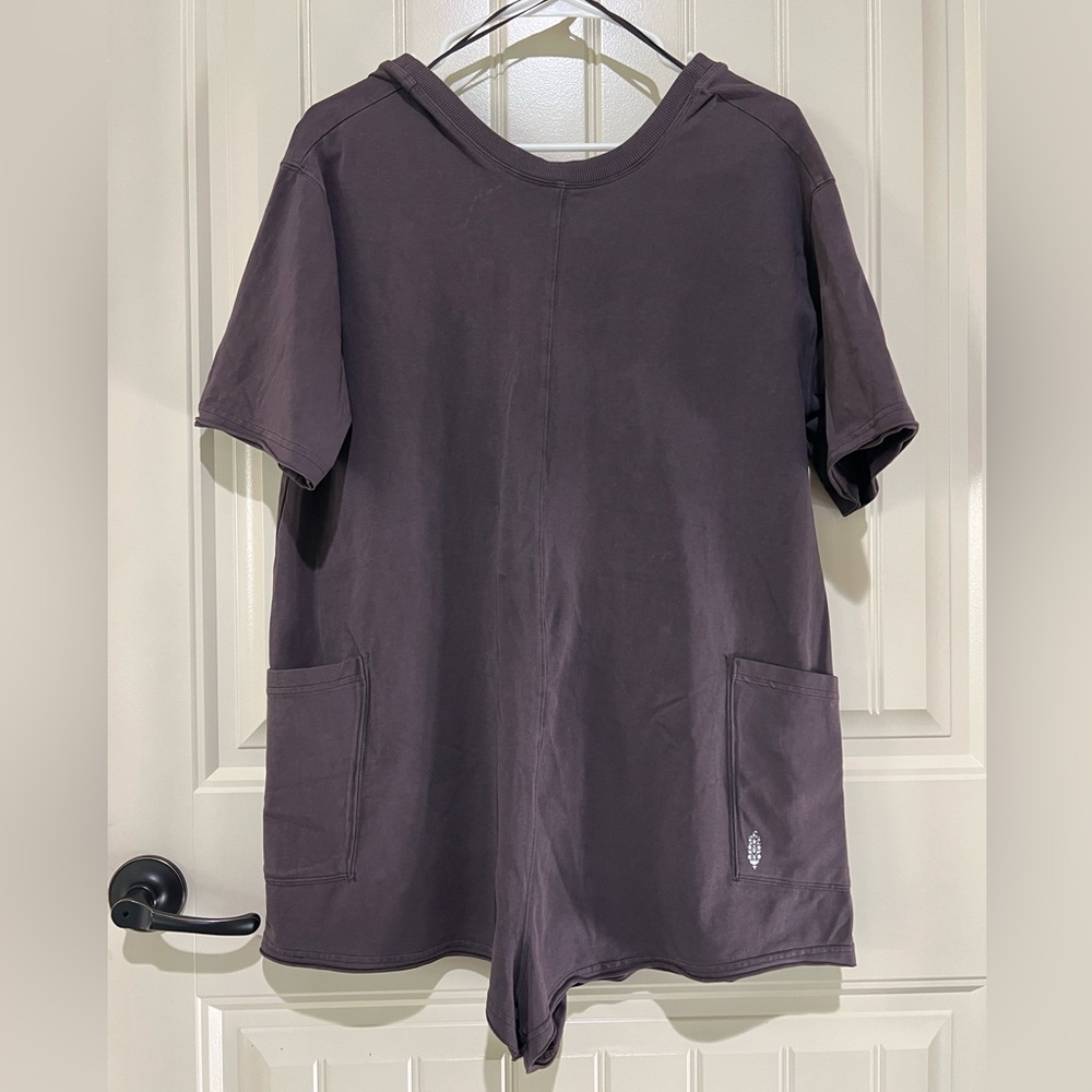 FP Movement short-sleeve Dark Espresso Romper size XS